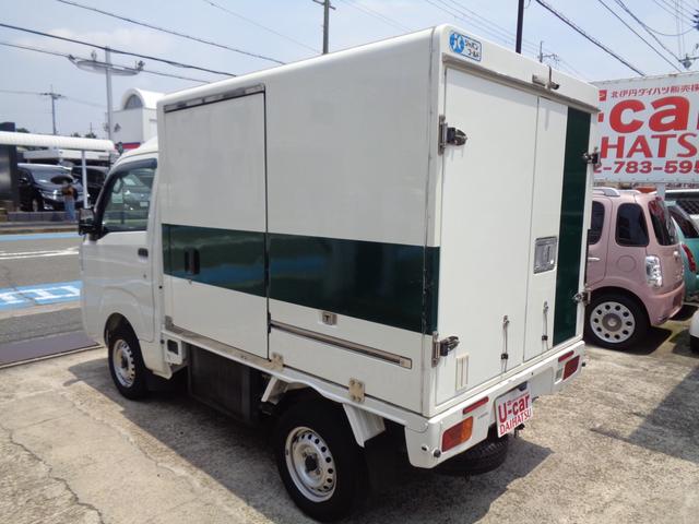 ハイゼットトラック 　中温冷凍車　デンソー製・－７℃設定　片側スライドドア仕様　ＨＲ　パートタイム４ＷＤ・バックモニター・ドラレコ・ラバーマット＋サイドバイザー・取扱説明書・保証書・法人１オーナー（4枚目）