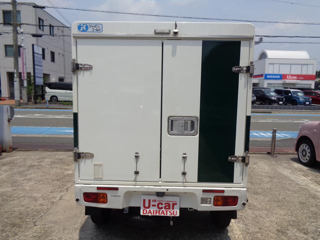 ハイゼットトラック 　中温冷凍車　デンソー製・－７℃設定　片側スライドドア仕様　ＨＲ　パートタイム４ＷＤ・バックモニター・ドラレコ・ラバーマット＋サイドバイザー・取扱説明書・保証書・法人１オーナー（5枚目）