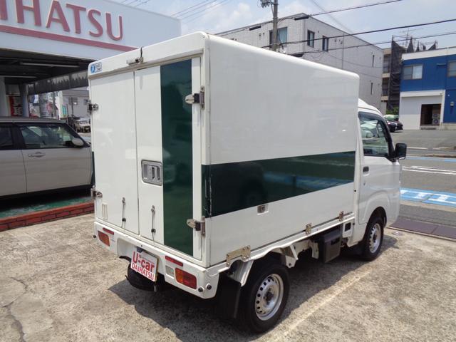 ハイゼットトラック 　中温冷凍車　デンソー製・－７℃設定　片側スライドドア仕様　ＨＲ　パートタイム４ＷＤ・バックモニター・ドラレコ・ラバーマット＋サイドバイザー・取扱説明書・保証書・法人１オーナー（6枚目）