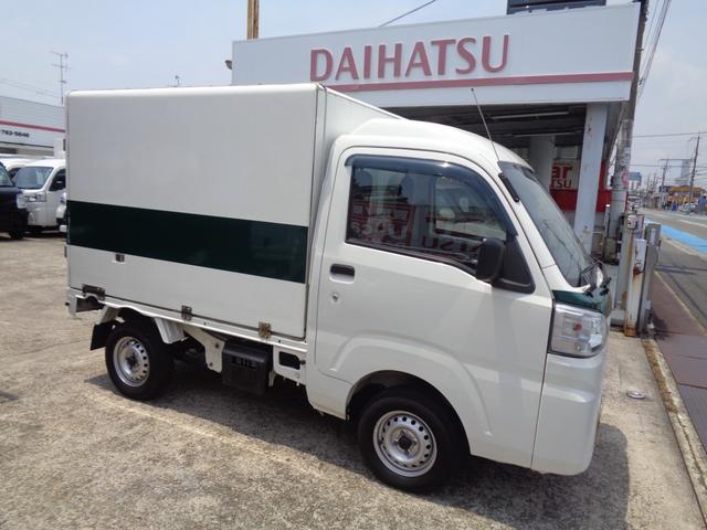 ハイゼットトラック 　中温冷凍車　デンソー製・－７℃設定　片側スライドドア仕様　ＨＲ　パートタイム４ＷＤ・バックモニター・ドラレコ・ラバーマット＋サイドバイザー・取扱説明書・保証書・法人１オーナー（7枚目）