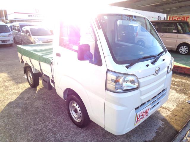 ハイゼットトラック スタンダード　タイミングチェーン式エンジン・４ＡＴ・パワステ・エアコン・ＡＢＳ・エアバッグ・純正ＣＤオーディオ・ＥＴＣ・３方開・荷台シートカバー・マット＋バイザー・取扱説明書・保証書・スペアキー有・車検２年受渡（8枚目）