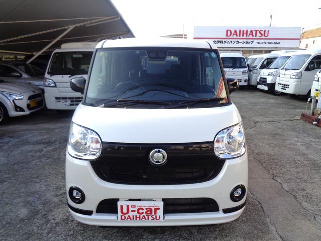 ムーヴキャンバス Ｘブラックアクセントリミテッド　ＳＡＩＩＩ　１オーナー・ユーザー買取・スマアシＩＩＩ・両側パワースライドドア・Ｐスタート・スマートキー・純正ナビ／ＴＶ・ＥＴＣ・取扱説明書・保証書・記録簿・スペアキー有（2枚目）