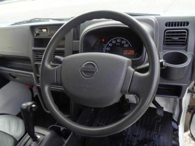 NT100クリッパートラック DX パネル幌車・AT・エアコン・パワステ・ABS・エアバッグ・純正ラバーマット+サイドバイザー・取扱説明書・保証書・スペアキー有・事業用登録可(14枚目)