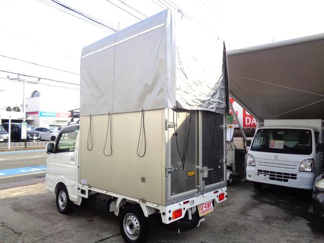 キャリイトラック KX 電動上下パネル幌(タケダボディー製)・パートタイム4WD・4AT・デュアルセンサーブレーキサポート・社外ナビTV・デジタルインナーミラー(バックカメラ付)・ドラレコ・ETC・オートLEDヘッドランプ(4枚目)