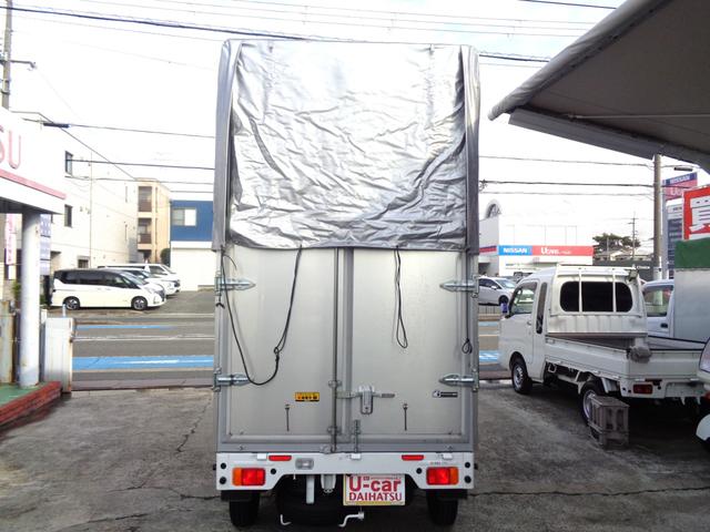 キャリイトラック KX 電動上下パネル幌(タケダボディー製)・パートタイム4WD・4AT・デュアルセンサーブレーキサポート・社外ナビTV・デジタルインナーミラー(バックカメラ付)・ドラレコ・ETC・オートLEDヘッドランプ(5枚目)