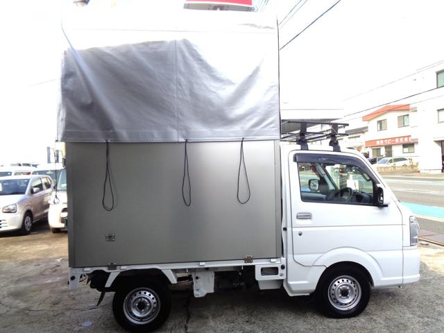 キャリイトラック KX 電動上下パネル幌(タケダボディー製)・パートタイム4WD・4AT・デュアルセンサーブレーキサポート・社外ナビTV・デジタルインナーミラー(バックカメラ付)・ドラレコ・ETC・オートLEDヘッドランプ(7枚目)