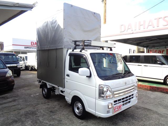 キャリイトラック KX 電動上下パネル幌(タケダボディー製)・パートタイム4WD・4AT・デュアルセンサーブレーキサポート・社外ナビTV・デジタルインナーミラー(バックカメラ付)・ドラレコ・ETC・オートLEDヘッドランプ(8枚目)