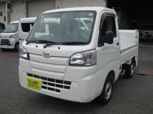 ハイゼットトラック 　新明和　垂直式テールリフト　パワーゲート　オートマ車　メモリーナビ　ＥＴＣ　エアコン　パワステ　１年保証付き（3枚目）