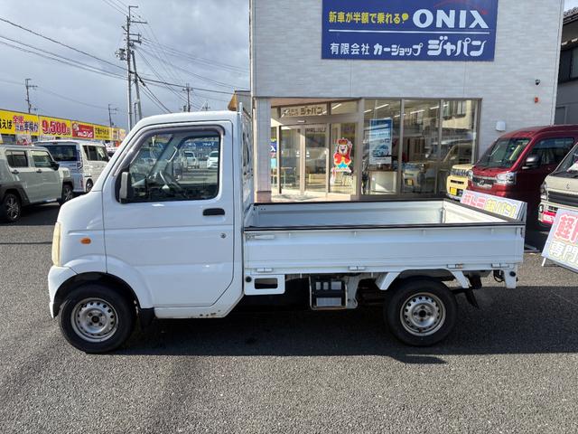 キャリイトラック 4WD 5速ミッション エアコン パワステ ヘッドライトレベライザー ゲートプロテクター(8枚目)