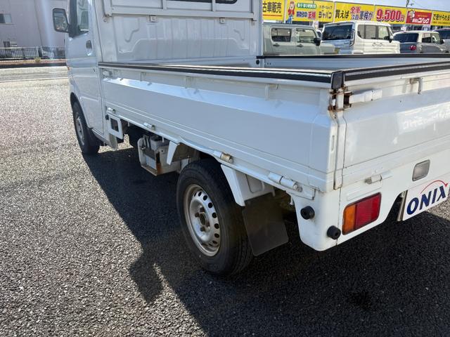 キャリイトラック 4WD 5速ミッション エアコン パワステ ヘッドライトレベライザー ゲートプロテクター(34枚目)