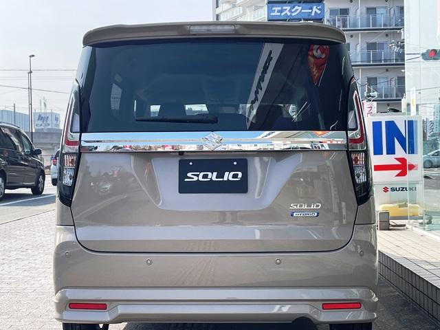ソリオ ハイブリッドＭＺ　スズキコネクト通信対応９インチ全方位モニター付きナビ　両側パワースライドドア　電動パーキング　スズキセーフティサポート（6枚目）