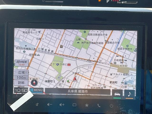 ソリオ ハイブリッドＭＺ　スズキコネクト通信対応９インチ全方位モニター付きナビ　両側パワースライドドア　電動パーキング　スズキセーフティサポート（11枚目）