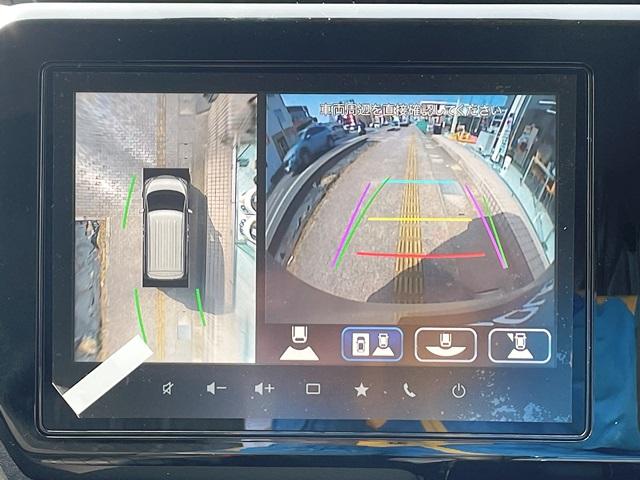 ソリオ ハイブリッドＭＺ　スズキコネクト通信対応９インチ全方位モニター付きナビ　両側パワースライドドア　電動パーキング　スズキセーフティサポート（12枚目）