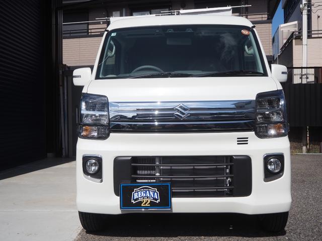 エブリイワゴン ＰＺターボスペシャル　ハイルーフ　６型　届出済未使用車　デュアルカメラブレーキ　ディスプレイオーディオ　Ｂカメラ　ＬＥＤヘッド　両側パワースライドドア　電動オートステップ　　ＥＴＣ　ドラレコ前後　純正マット　ドアバイザー（2枚目）