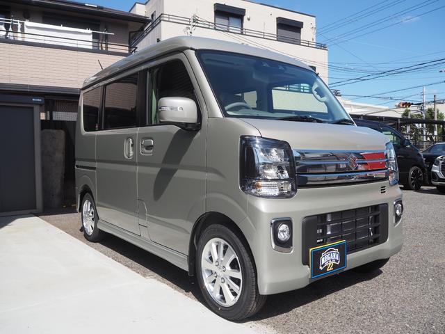 エブリイワゴン ＰＺターボスペシャル　ハイルーフ　６型　届出済未使用車　デュアルカメラブレーキ　ディスプレイオーディオ　Ｂカメラ　ＬＥＤヘッド　両側パワースライドドア　電動オートステップ　　ＥＴＣ　ドラレコ前後　３Ｄマット　シートカバー（6枚目）