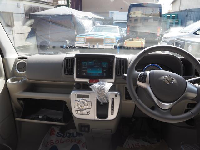 エブリイワゴン ＰＺターボスペシャル　ハイルーフ　６型　届出済未使用車　デュアルカメラブレーキ　ディスプレイオーディオ　Ｂカメラ　ＬＥＤヘッド　両側パワースライドドア　電動オートステップ　　ＥＴＣ　ドラレコ前後　３Ｄマット　シートカバー（9枚目）
