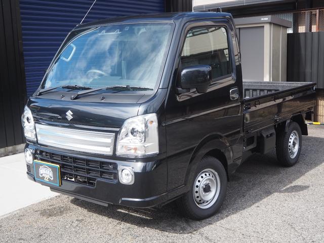 キャリイトラック ＫＸ　２ＷＤ　４速ＡＴ　届出済未使用車　ＬＥＤヘッドライト　フォグランプ　純正ＣＤオーディオ　ＥＴＣ　キーレス　ＬＥＤ荷台作業灯　３Ｄマット　シートカバー　マックスベットライナー　鳥居ブラックアルミ縞板（22枚目）