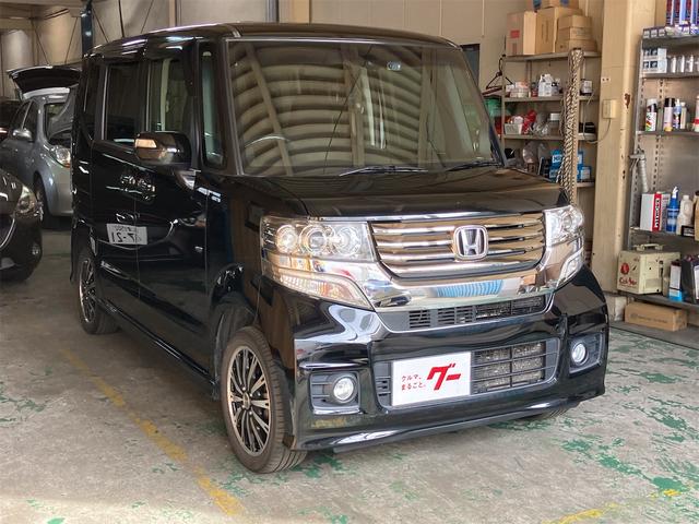 N-BOXカスタム G ターボSSパッケージ 4WD 両側電動スライドドア カロッツェリアフルセグナビ バックカメラ Bluetooth接続 ドライブレコーダー シートヒーター 15インチアルミホイール クルーズコントロール オートライト ETC(4枚目)