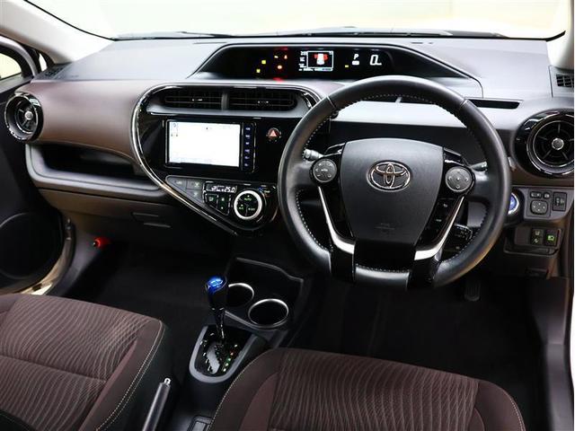 アクア G フルセグ メモリーナビ DVD再生 バックカメラ 衝突被害軽減システム ETC ドラレコ 車線逸脱装置 オートマチックハイビーム スマートキー(5枚目)