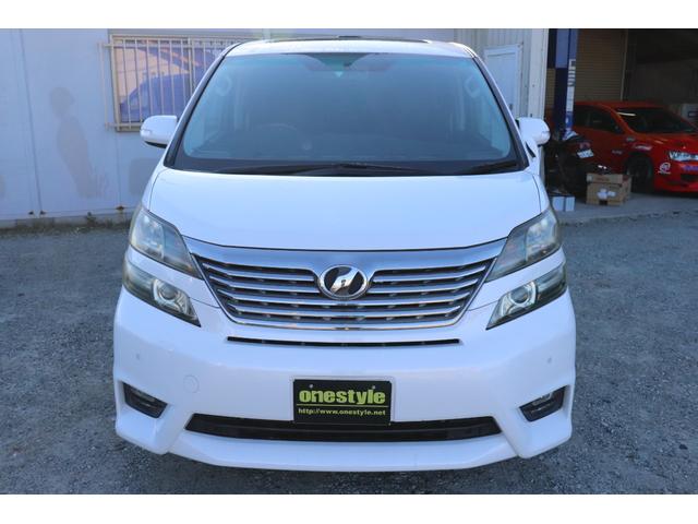 ヴェルファイア 2.4Z プラチナムセレクション サンルーフ Rモニター 社外19AW 両側パワースライドドア パワーバックドア 純正ナビ TV Bカメラ ETC AUTOライト ステアリングリモコン パーキングソナー フォグ ドアバイザー Pガラス(27枚目)