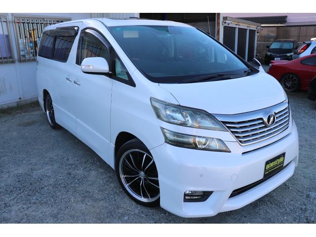 ヴェルファイア 2.4Z プラチナムセレクション サンルーフ Rモニター 社外19AW 両側パワースライドドア パワーバックドア 純正ナビ TV Bカメラ ETC AUTOライト ステアリングリモコン パーキングソナー フォグ ドアバイザー Pガラス(49枚目)