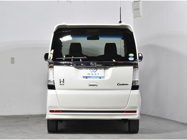 Ｎ－ＢＯＸカスタム Ｇ・Ｌパッケージ　片側パワスラ　ＥＴＣ　ナビ　ＴＶ　バックカメラ　ステアリングスイッチ　テールゲートストラップ　ＩＳＯＦＩＸ　プッシュスタート　アイドリングストップ　キーフリーボタン　ドアバイザー　ＨＩＤ　アルミ（9枚目）