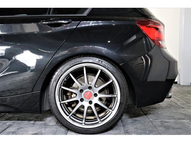 116i Msport 3DDesign ver. 3DDesignカーボンFリップ・EXECUTORSSR18インチホイール・blitz DAMPER ZZ-R車高調(29枚目)