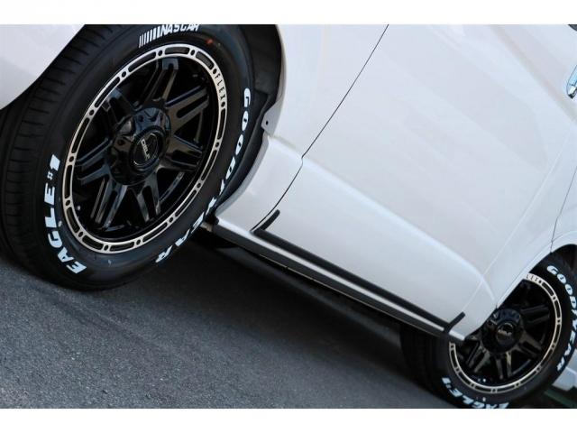 スーパーGL ダークプライムII カロッツェリアナビ ETC DelfinoLineフロントスポイラー オーバーフェンダー リアスポイラー Delf04 17インチ ナスカータイヤ ロッドホルダー フロア施工 フリップベッド 床下収納(7枚目)