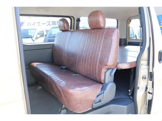 ハイエースバン ロングスーパーGL NEXUS TRAIL NT-1 16インチ ナスカーホワイトレタータイヤ クラシックLEDテールランプ アルパイン製11インチメカレスナビ ETC USB、HDMIポート 茶木目インテリアパネル3点(3枚目)