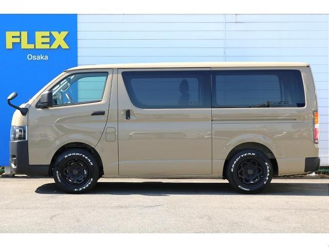 ハイエースバン ロングスーパーGL NEXUS TRAIL NT-1 16インチ ナスカーホワイトレタータイヤ クラシックLEDテールランプ アルパイン製11インチメカレスナビ ETC USB、HDMIポート 茶木目インテリアパネル3点(10枚目)