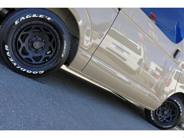 ハイエースバン ロングスーパーGL NEXUS TRAIL NT-1 16インチ ナスカーホワイトレタータイヤ クラシックLEDテールランプ アルパイン製11インチメカレスナビ ETC USB、HDMIポート 茶木目インテリアパネル3点(11枚目)