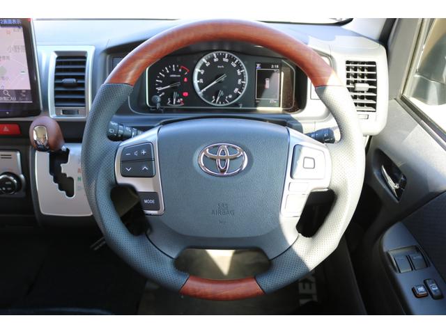 ハイエースバン ロングスーパーGL NEXUS TRAIL NT-1 16インチ ナスカーホワイトレタータイヤ クラシックLEDテールランプ アルパイン製11インチメカレスナビ ETC USB、HDMIポート 茶木目インテリアパネル3点(28枚目)