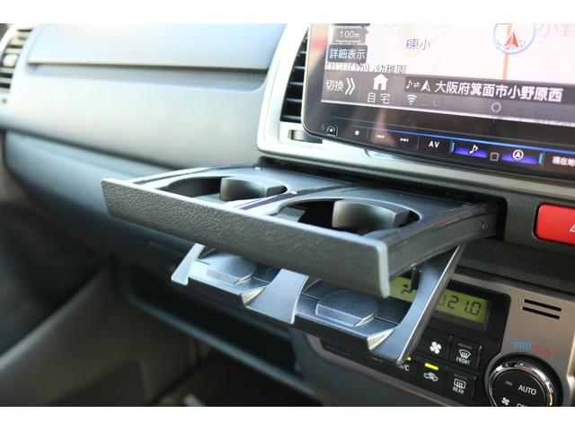 ハイエースバン ロングスーパーGL NEXUS TRAIL NT-1 16インチ ナスカーホワイトレタータイヤ クラシックLEDテールランプ アルパイン製11インチメカレスナビ ETC USB、HDMIポート 茶木目インテリアパネル3点(35枚目)