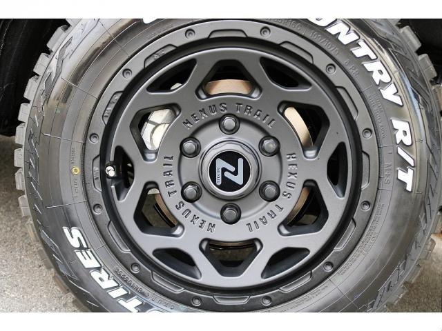 ハイエースワゴン GL T-FORCEスポイラー Delfinoオーバーフェンダー NEXUS TRAIL NT-1 TOYOオープンカントリータイヤ NEO TRACE LEDテール SMOKE カロッツェリア7インチナビ(11枚目)