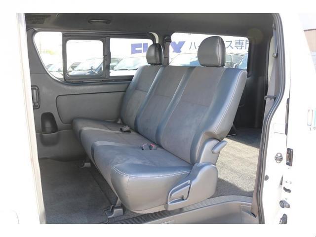 ハイエースバン スーパーGL ダークプライムII FLEX Delfinoフロントスポイラー 1.5インチローダウン Delf02 17インチ ナスカーホワイトレタータイヤ プレステージLEDテールランプ ドアバイザー アルパインメカレスナビ ETC(15枚目)