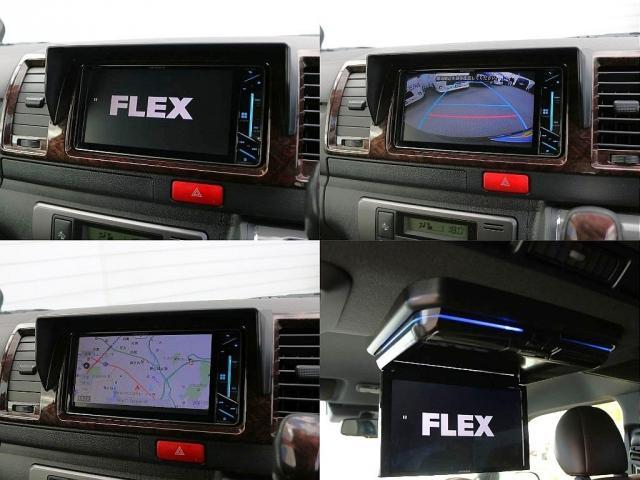 ハイエースバン スーパーGL 50TH アニバーサリー リミテッド 1.5インチローダウン FLEX Delfinoフロントスポイラー FLEX アーバングランデ 17インチAW ナスカーホワイトレタータイヤ アルティメットテールランプ CUSCO リアスタビライザー(3枚目)