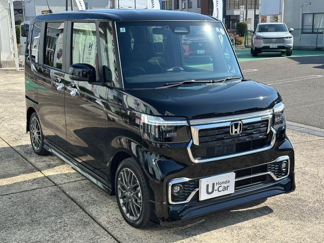 N-BOXカスタム ターボ 無限MUGENスタイリングセット フロントスポイラー サイドスポイラー リアスポイラー フロントグリル 9インチナビLXU-242NBi マルチビューカメラ ETC LEDフォグ 両側PSD 15AW(3枚目)