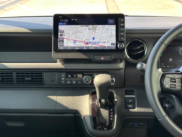 N-BOXカスタム ターボ 無限MUGENスタイリングセット フロントスポイラー サイドスポイラー リアスポイラー フロントグリル 9インチナビLXU-242NBi マルチビューカメラ ETC LEDフォグ 両側PSD 15AW(12枚目)