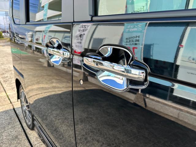 N-BOXカスタム ターボ 無限MUGENスタイリングセット フロントスポイラー サイドスポイラー リアスポイラー フロントグリル 9インチナビLXU-242NBi マルチビューカメラ ETC LEDフォグ 両側PSD 15AW(18枚目)