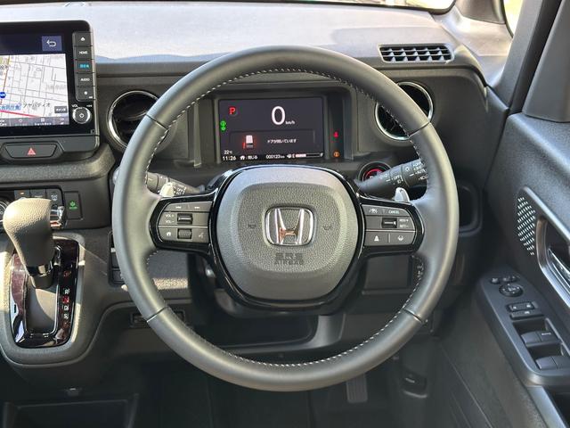 N-BOXカスタム ターボ 無限MUGENスタイリングセット フロントスポイラー サイドスポイラー リアスポイラー フロントグリル 9インチナビLXU-242NBi マルチビューカメラ ETC LEDフォグ 両側PSD 15AW(22枚目)