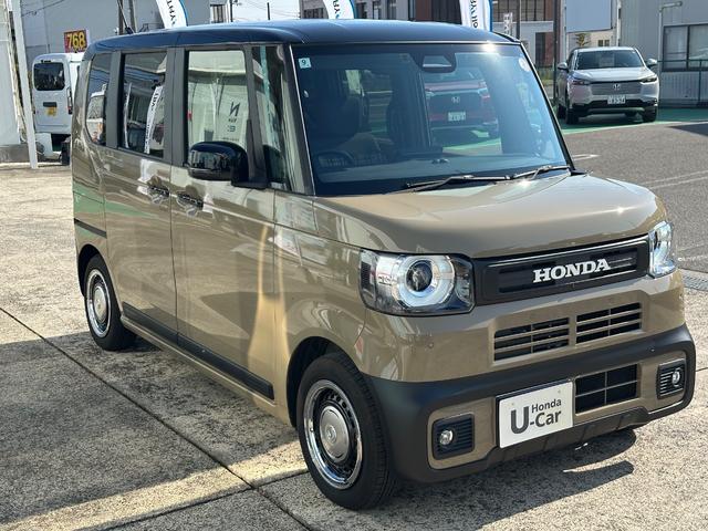 Ｎ－ＢＯＸジョイ ベースグレード　９インチナビＬＸＵ－２４２ＮＢｉ　ホンダコネクト　アクティブフェイスパッケージ　マルチビューカメラ　ＥＴＣ　サンシェード内蔵大型ルーフコンソール　デザートベージュパール２トーンカラー　ＬＥＤフォグ（22枚目）