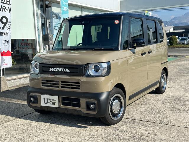 Ｎ－ＢＯＸジョイ ベースグレード　９インチナビＬＸＵ－２４２ＮＢｉ　ホンダコネクト　アクティブフェイスパッケージ　マルチビューカメラ　ＥＴＣ　サンシェード内蔵大型ルーフコンソール　デザートベージュパール２トーンカラー　ＬＥＤフォグ（23枚目）