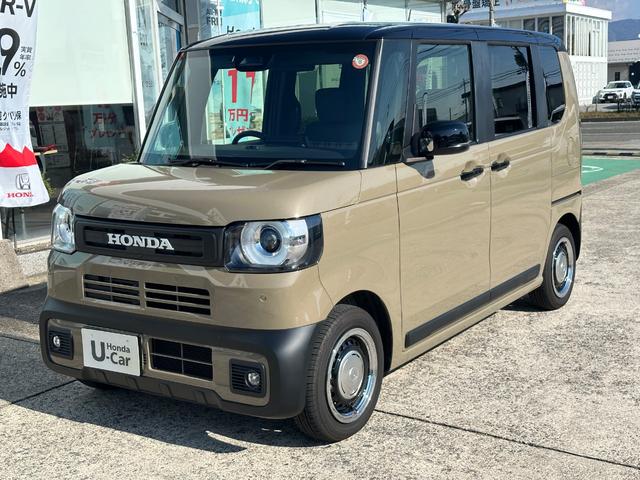 Ｎ－ＢＯＸジョイ ベースグレード　９インチナビＬＸＵ－２４２ＮＢｉ　ホンダコネクト　アクティブフェイスパッケージ　マルチビューカメラ　ＥＴＣ　サンシェード内蔵大型ルーフコンソール　デザートベージュパール２トーンカラー　ＬＥＤフォグ（32枚目）