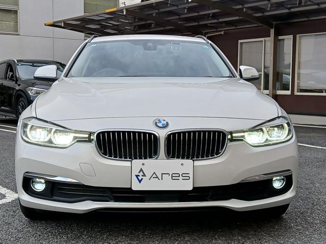 ３シリーズ ３２０ｉツーリング　ラグジュアリー　後期型　純正ナビ　Ｂカメラ　ＥＴＣ　本革内装　インテリジェントセーフティ　ＡＣＣ　ＬＣＷ　ＬＥＤヘッドライト　ヒーター付きパワーシート　電動リヤゲート　スマートキー　純正１７インチアルミホイール（11枚目）