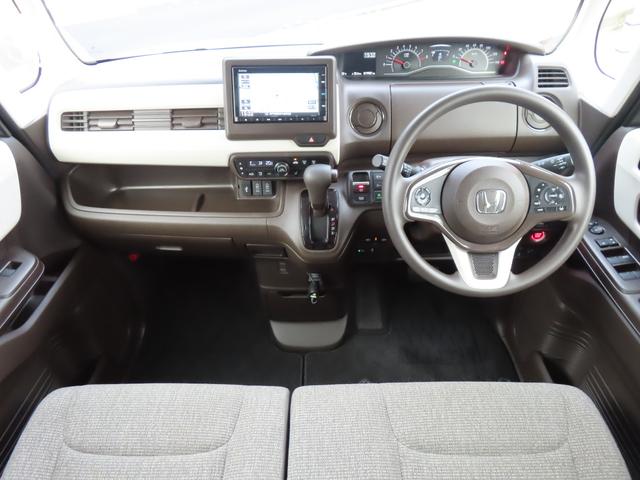 N-BOX L 純正インターナビ バックモニター ドライブレコーダー ETC 左側パワースライド LEDオートライト シートヒーター ベンチシート アイスト スマートキー ホンダセンシング アダプティブクルーズ(2枚目)