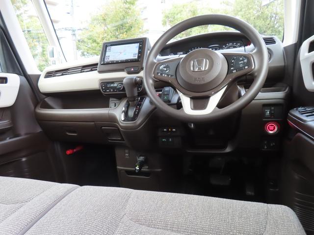 N-BOX L 純正インターナビ バックモニター ドライブレコーダー ETC 左側パワースライド LEDオートライト シートヒーター ベンチシート アイスト スマートキー ホンダセンシング アダプティブクルーズ(13枚目)