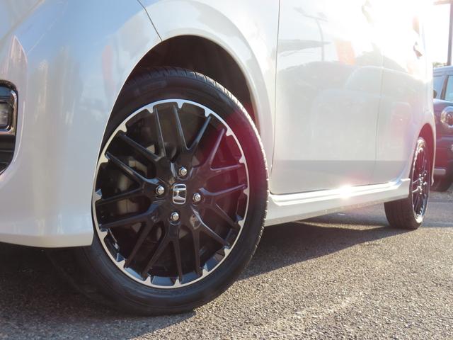 Ｎ－ＷＧＮカスタム Ｌ・ターボ　純正インターナビ　バックモニター　ＥＴＣ　ＬＥＤオートライト　フォグランプ　純正黒１５ＡＷ　革巻きステアリング　合皮レザーシート　シートヒーター　ホンダセンシング　アダプティブクルーズ　障害物センサー（58枚目）