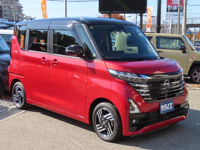 ルークス ハイウェイスター　Ｘ　社外メモリーナビ　全方位カメラ　前後ドラレコ　ＥＴＣ　左側パワースライドドア　ＬＥＤオートヘッドライト　ＬＥＤフォグ　純正１４ＡＷ　　障害物センサー　衝突軽減ブレーキ　オートリトラミラー　アイスト（9枚目）