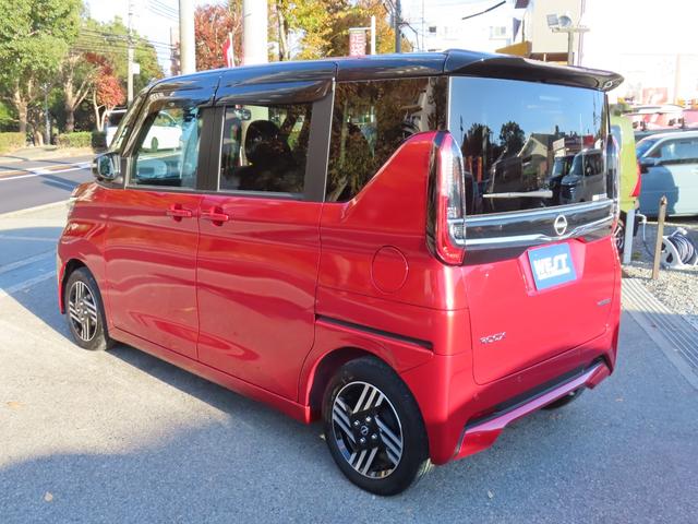 ルークス ハイウェイスター　Ｘ　社外メモリーナビ　全方位カメラ　前後ドラレコ　ＥＴＣ　左側パワースライドドア　ＬＥＤオートヘッドライト　ＬＥＤフォグ　純正１４ＡＷ　　障害物センサー　衝突軽減ブレーキ　オートリトラミラー　アイスト（12枚目）