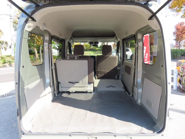 クリッパーバン GXターボ 純正オーディオ 両側パワースライドドア LEDオートライト フォグランプ シートヒーター フルフラットシート ラバーマット バイザー リアヒーター アイドリングストップ スマートキー PUSHスタート(50枚目)